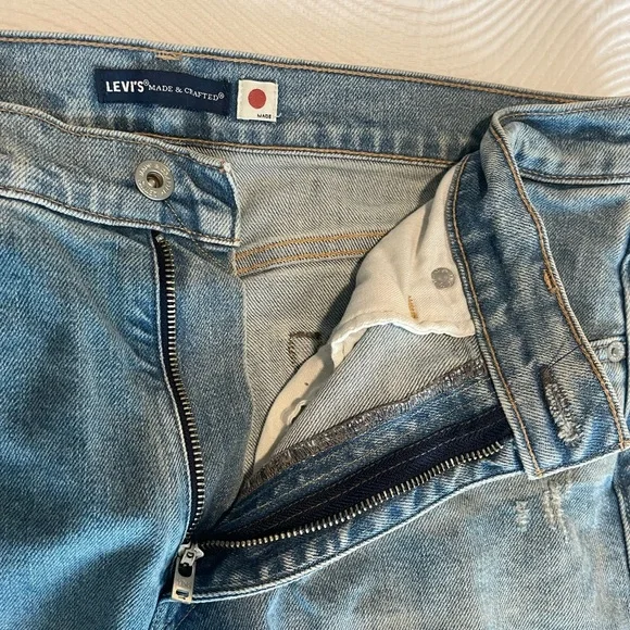 Levi’s Made & Crafted 502 Taper Fit Jeans - Nitchibotsu Light Wash - 34 / 34 - Picture 5 of 13